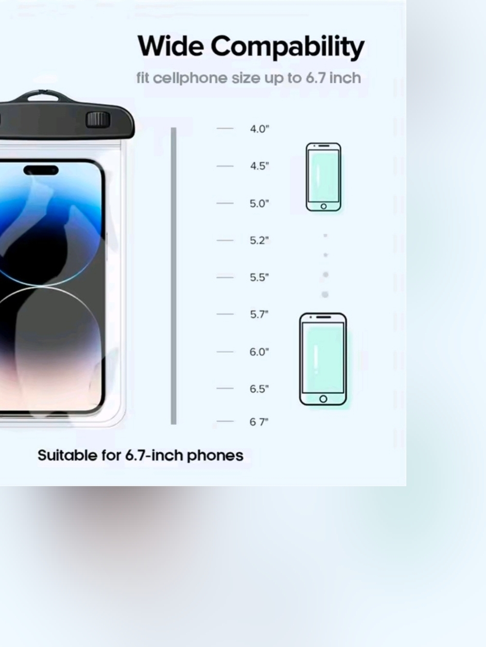 Waterproof Sandproof Underwater Pics Phone Case. Various Colors. - Picture 6 of 11